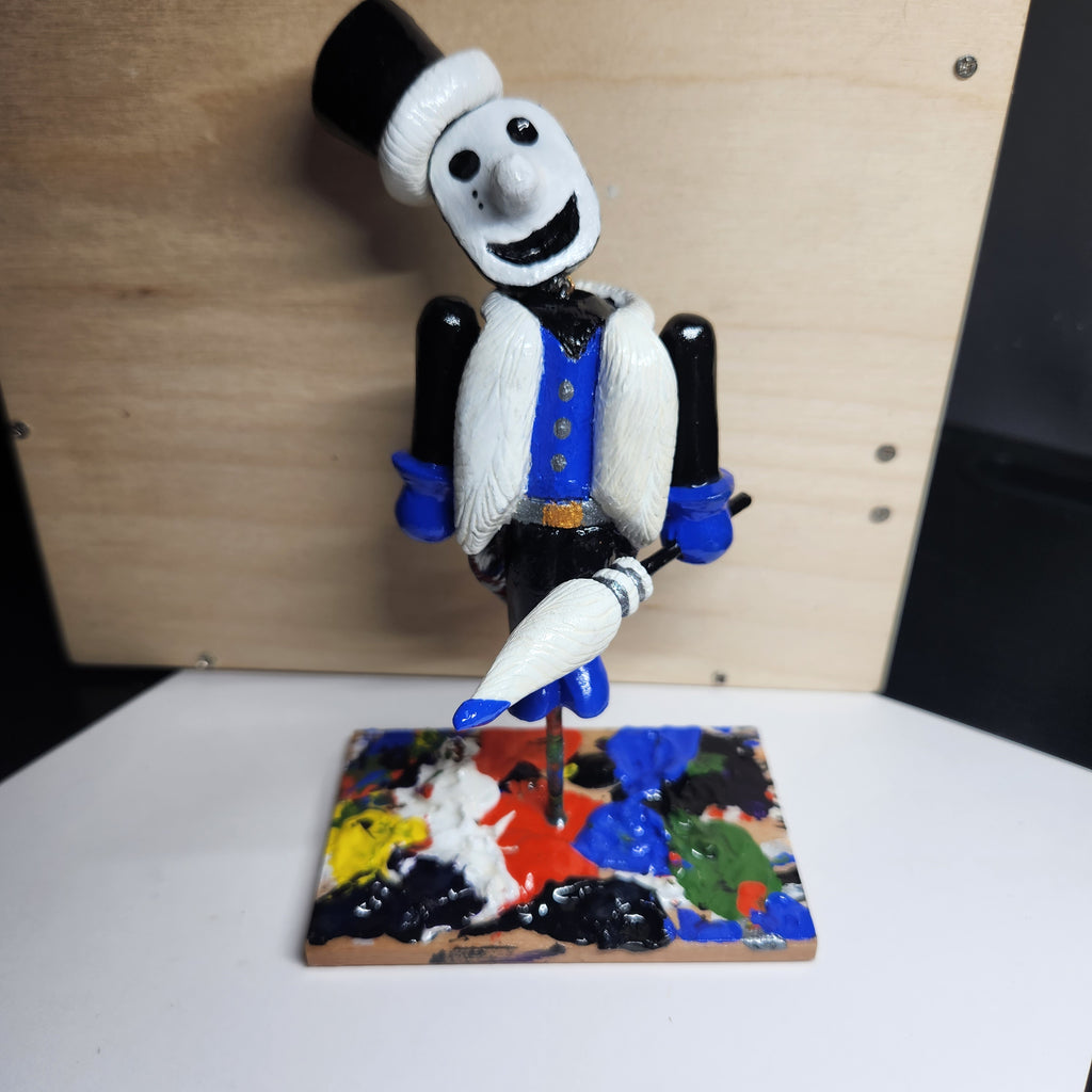 Not for sale - Painter Mime Bobble Head Figurine