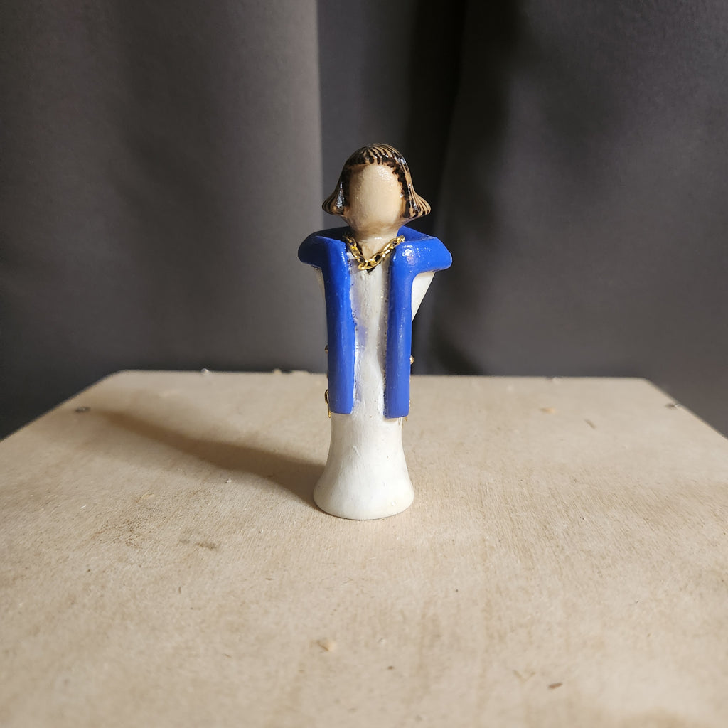 Blue Lady Figurine