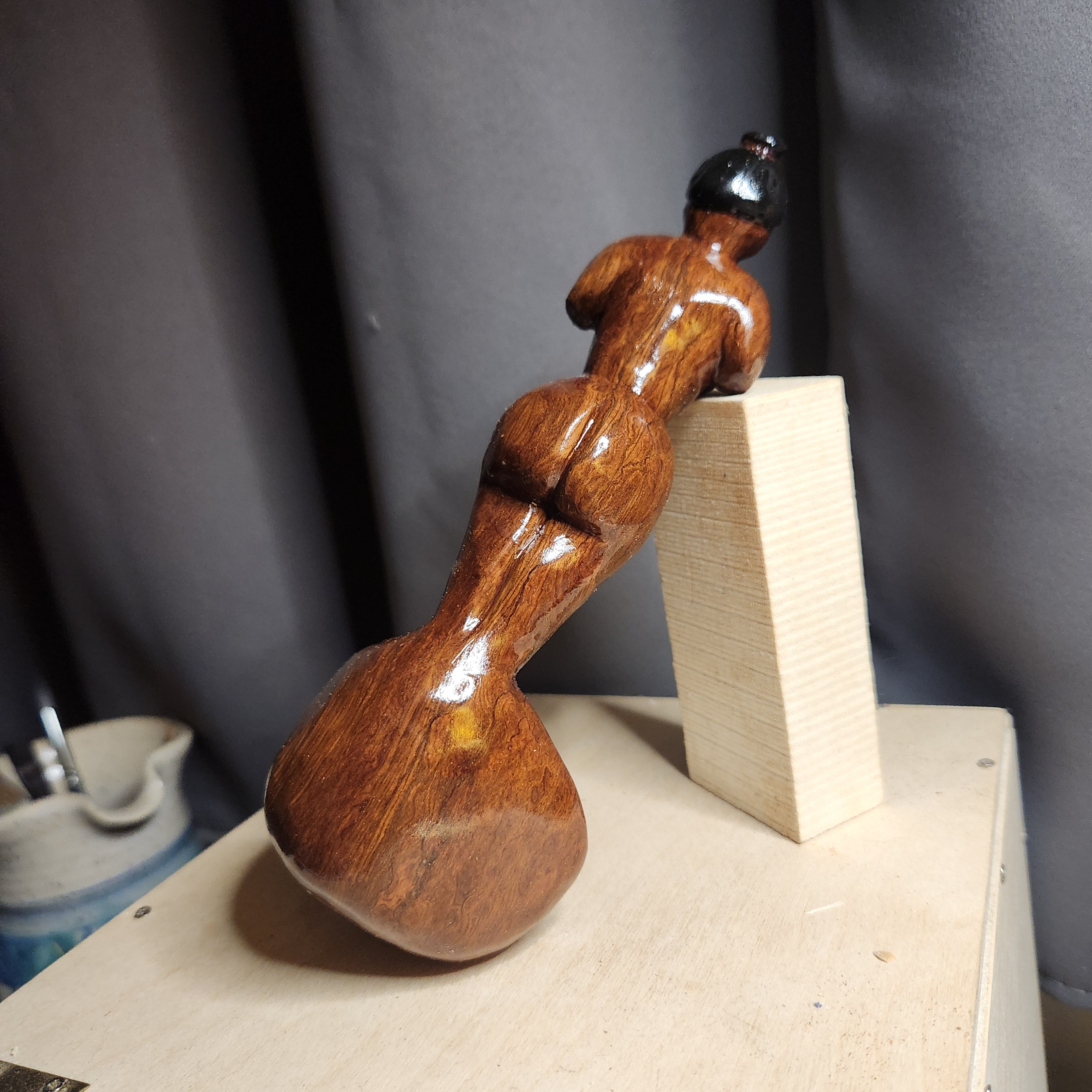 Hand Carved Lady Scooper