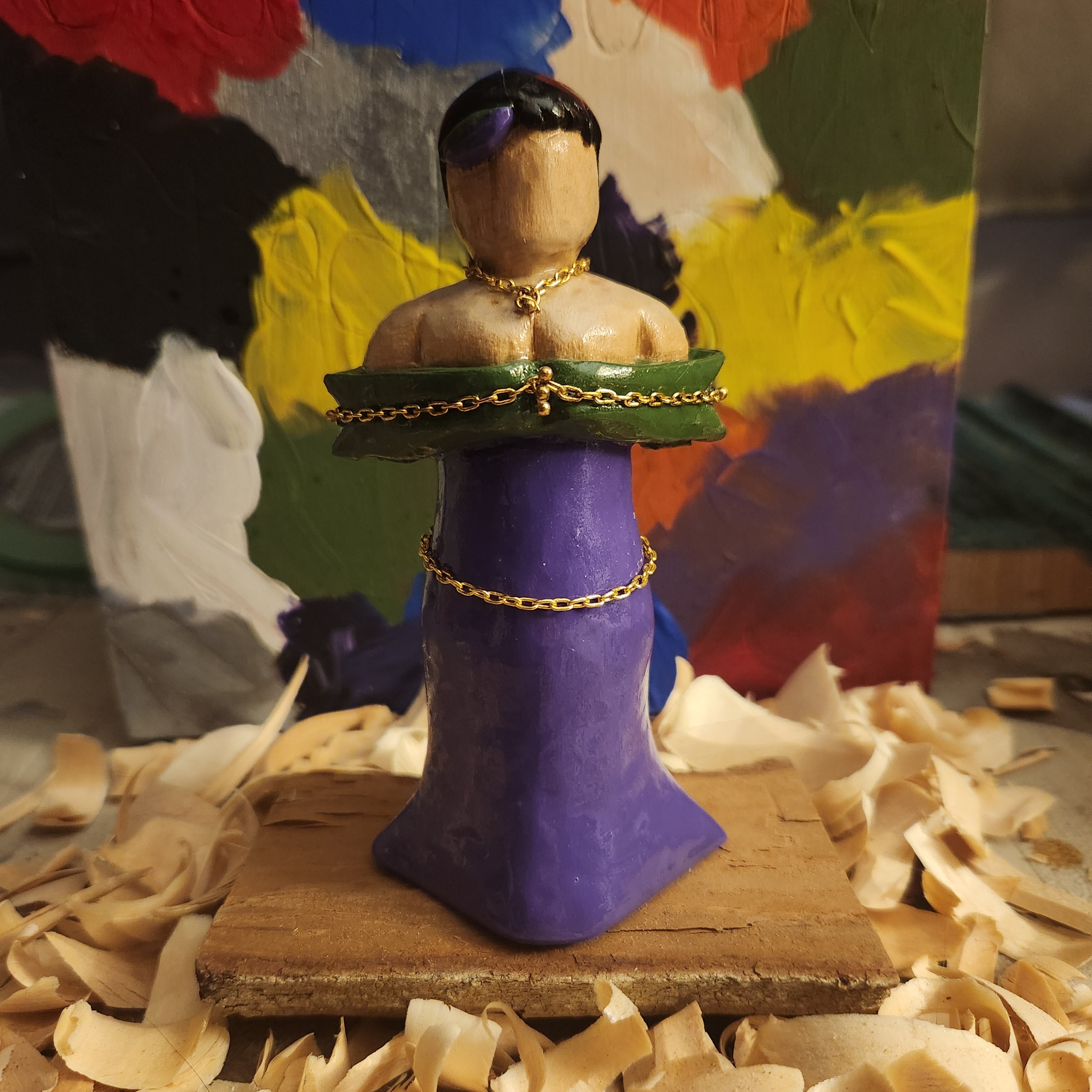 Purple Princess Figurine