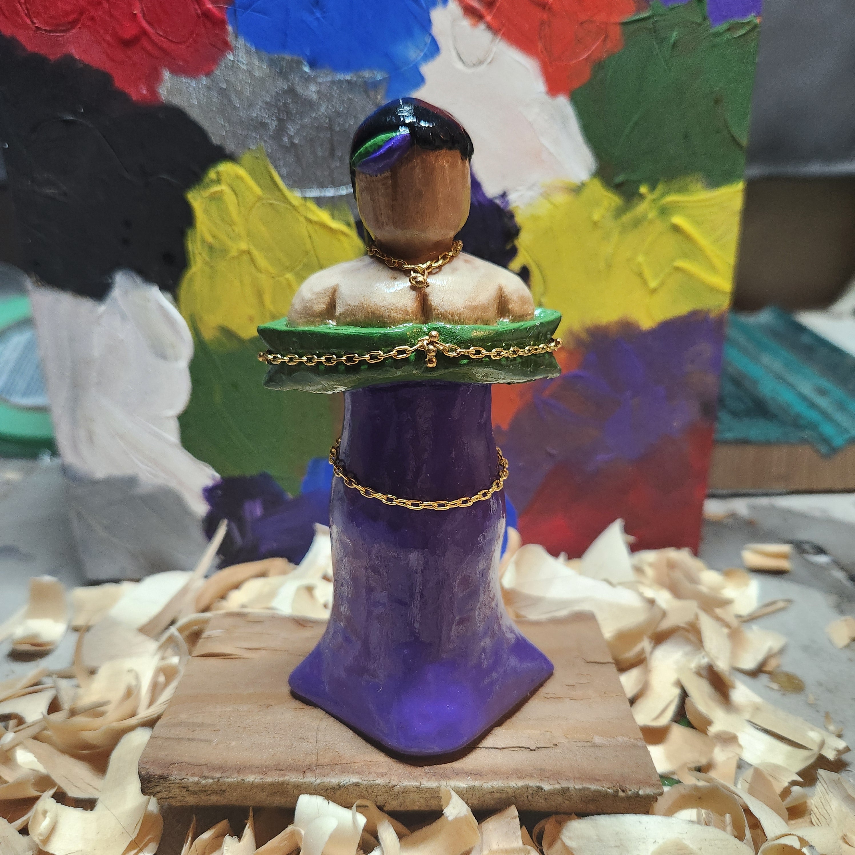 Purple Princess Figurine