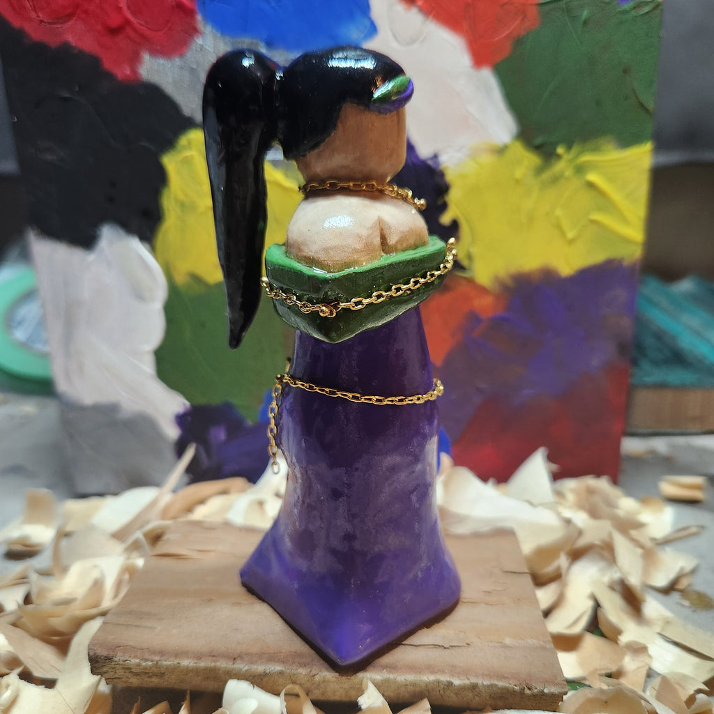 Purple Princess Figurine