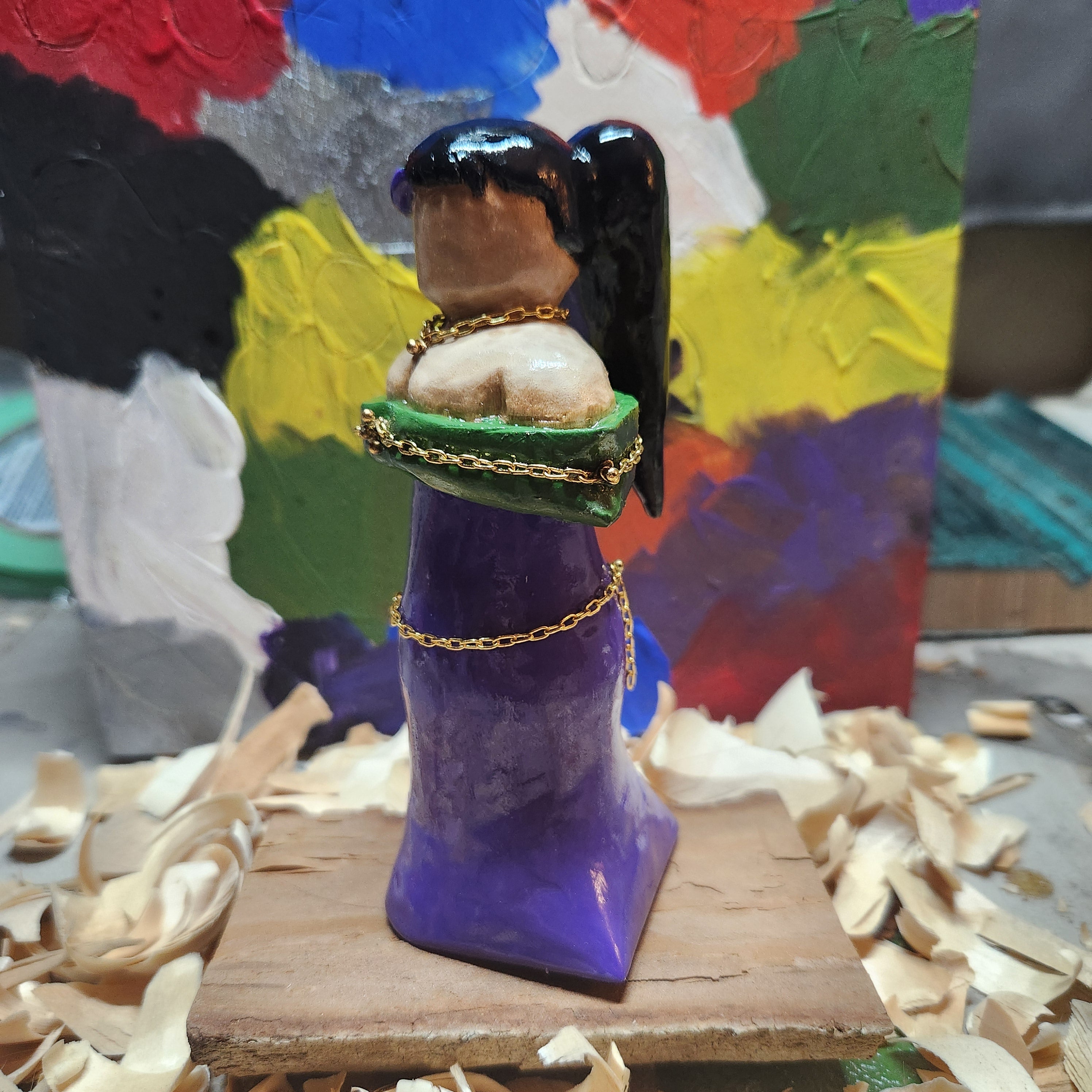 Purple Princess Figurine