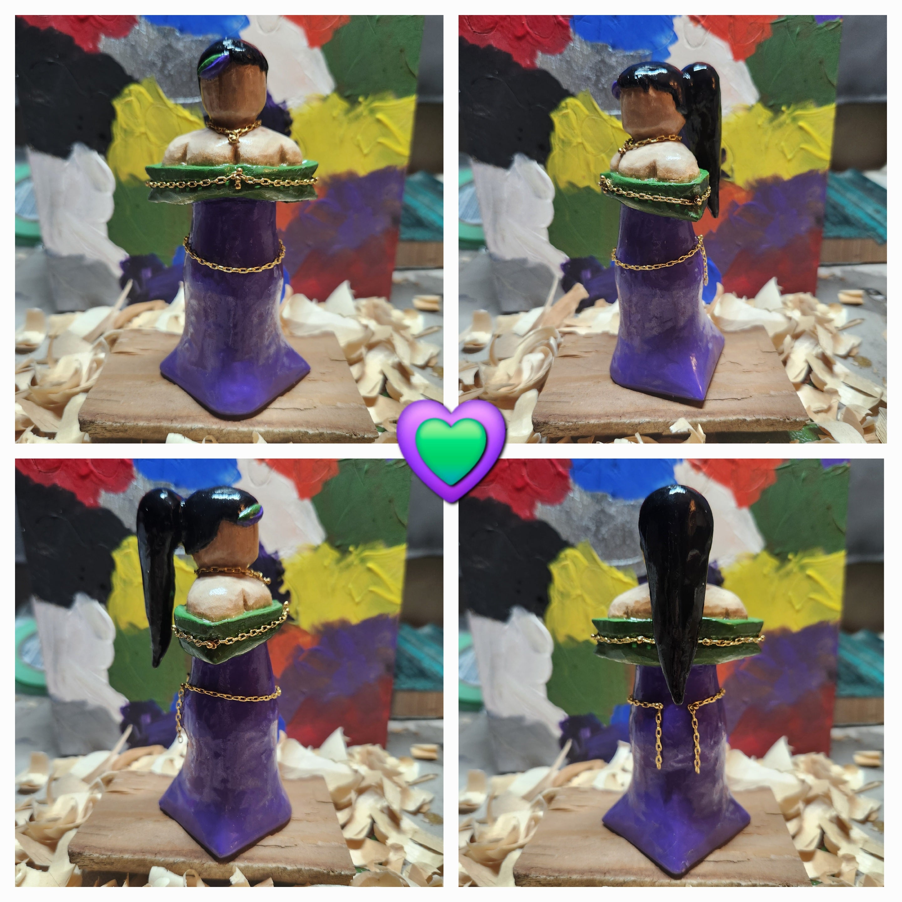 Purple Princess Figurine