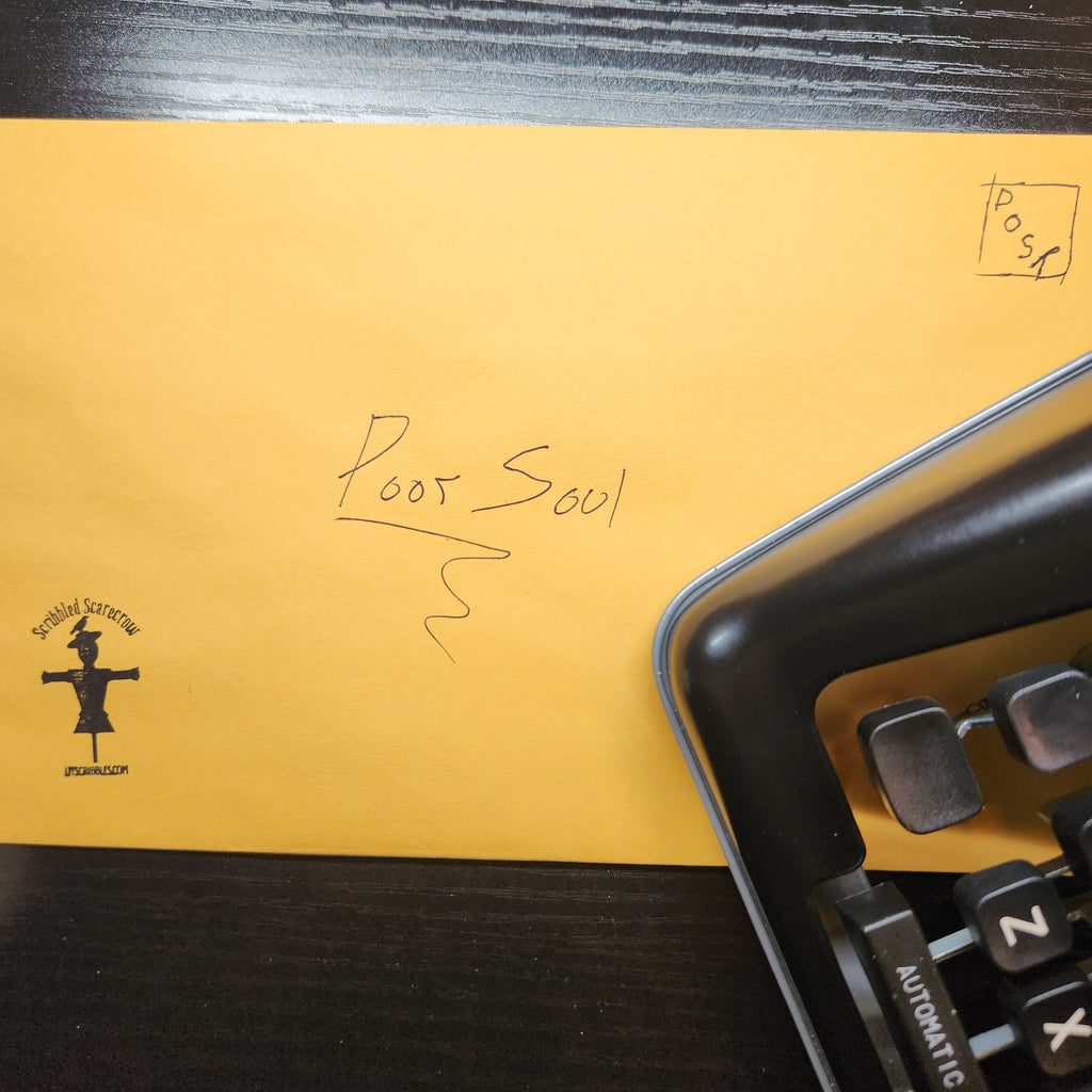 Gritty Kitty-Typewriter Poem 8.5x5.5"