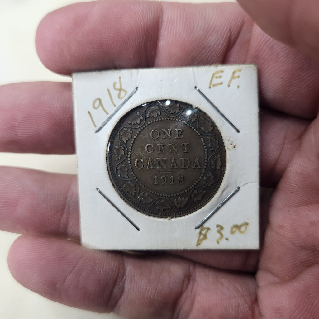 3x Early 1900s Canadian Penny