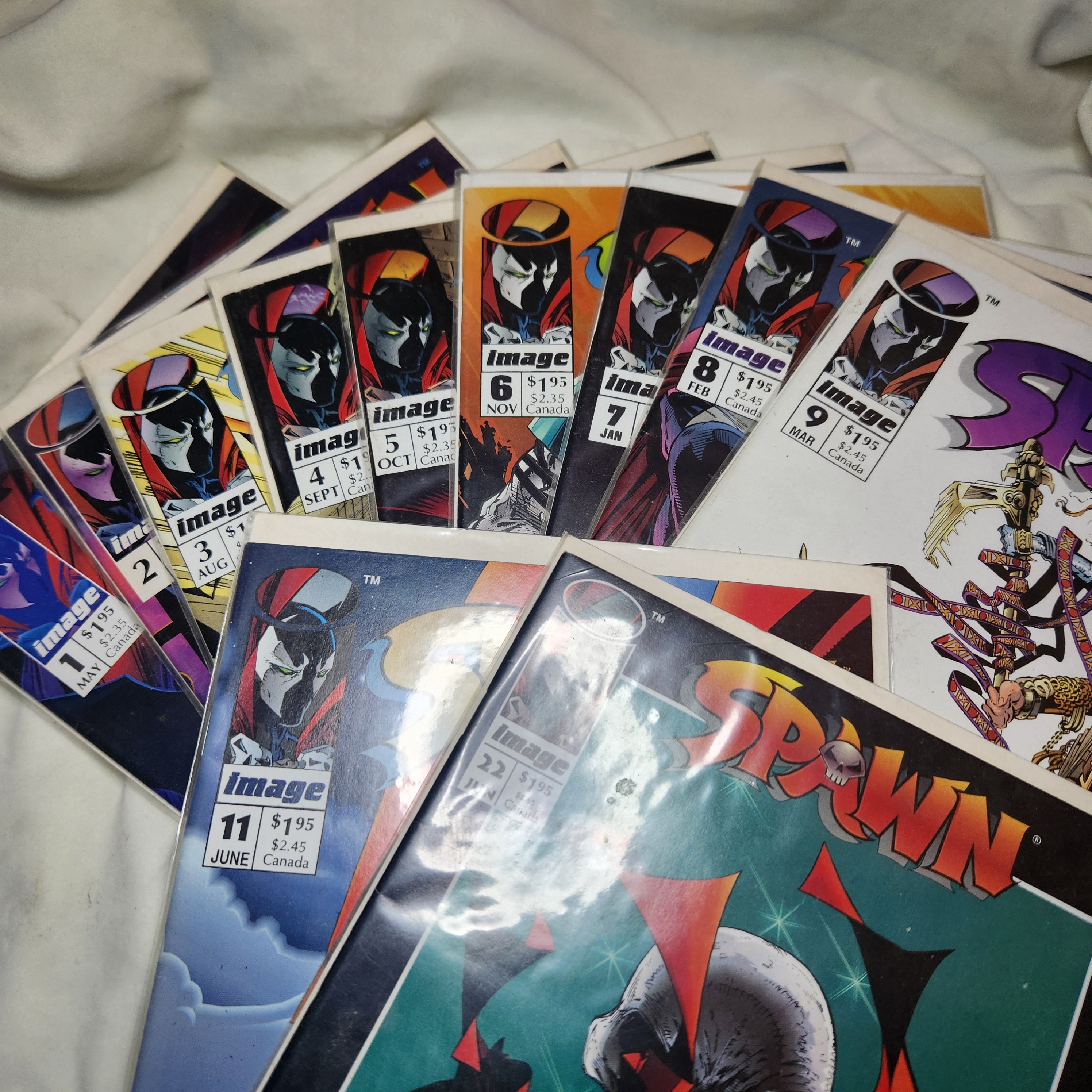 Spawn Comics 1992 Issue 1-9,11,22