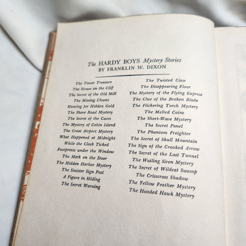 1927 Hardy Boys-Issue#1 'The Tower Treasure'