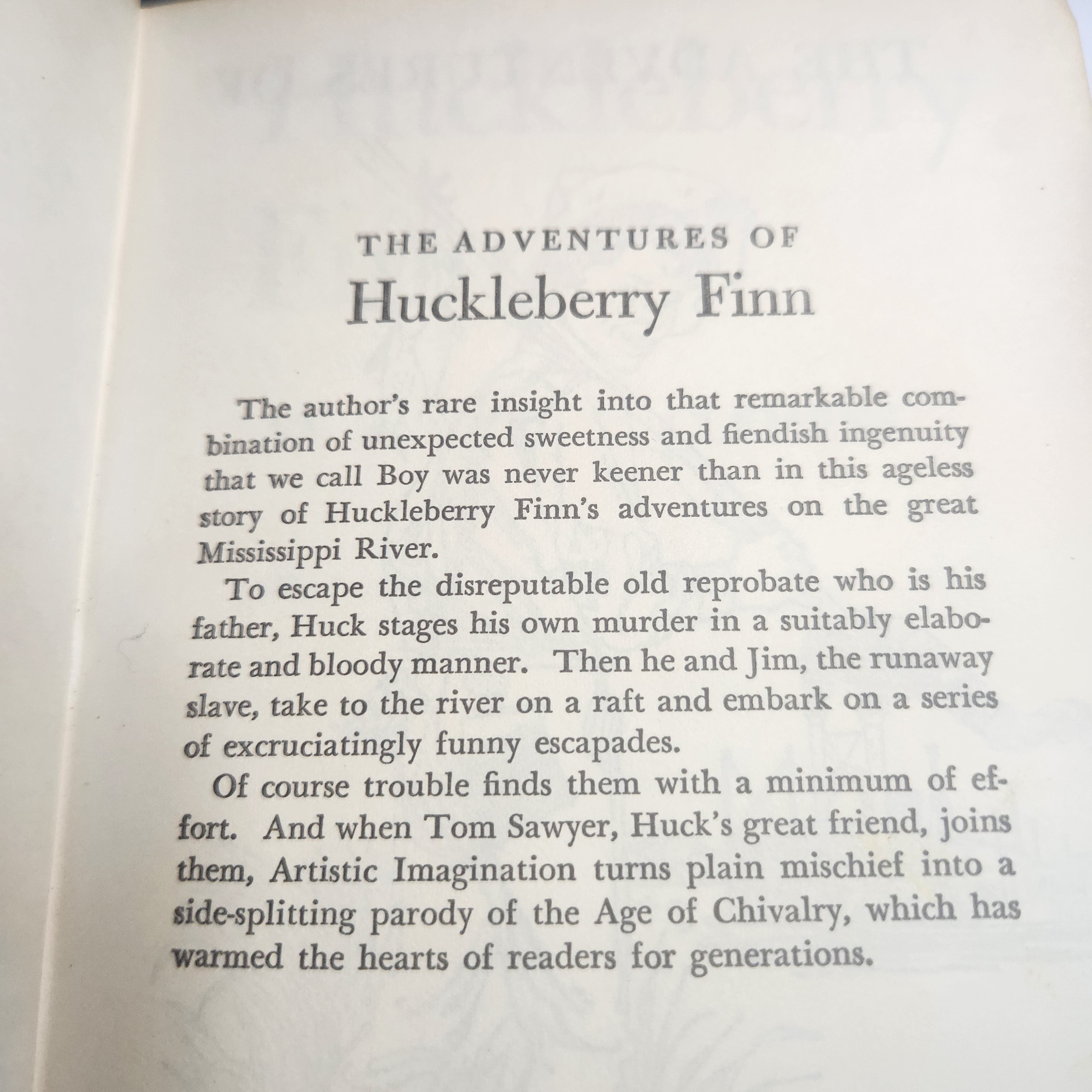 1963 Tom Sawyer & Huckleberry Finn
