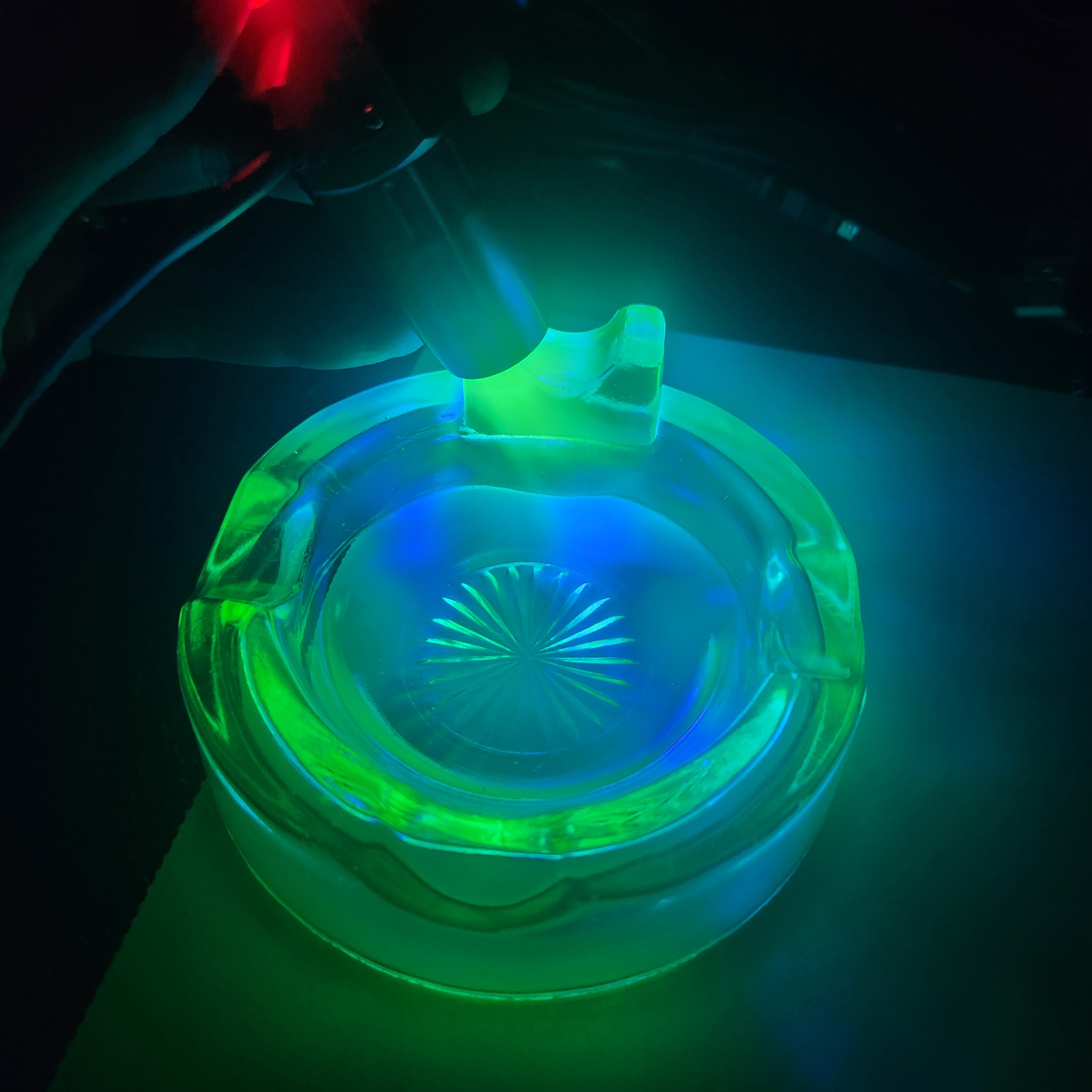 Radiation Glass Ashtray