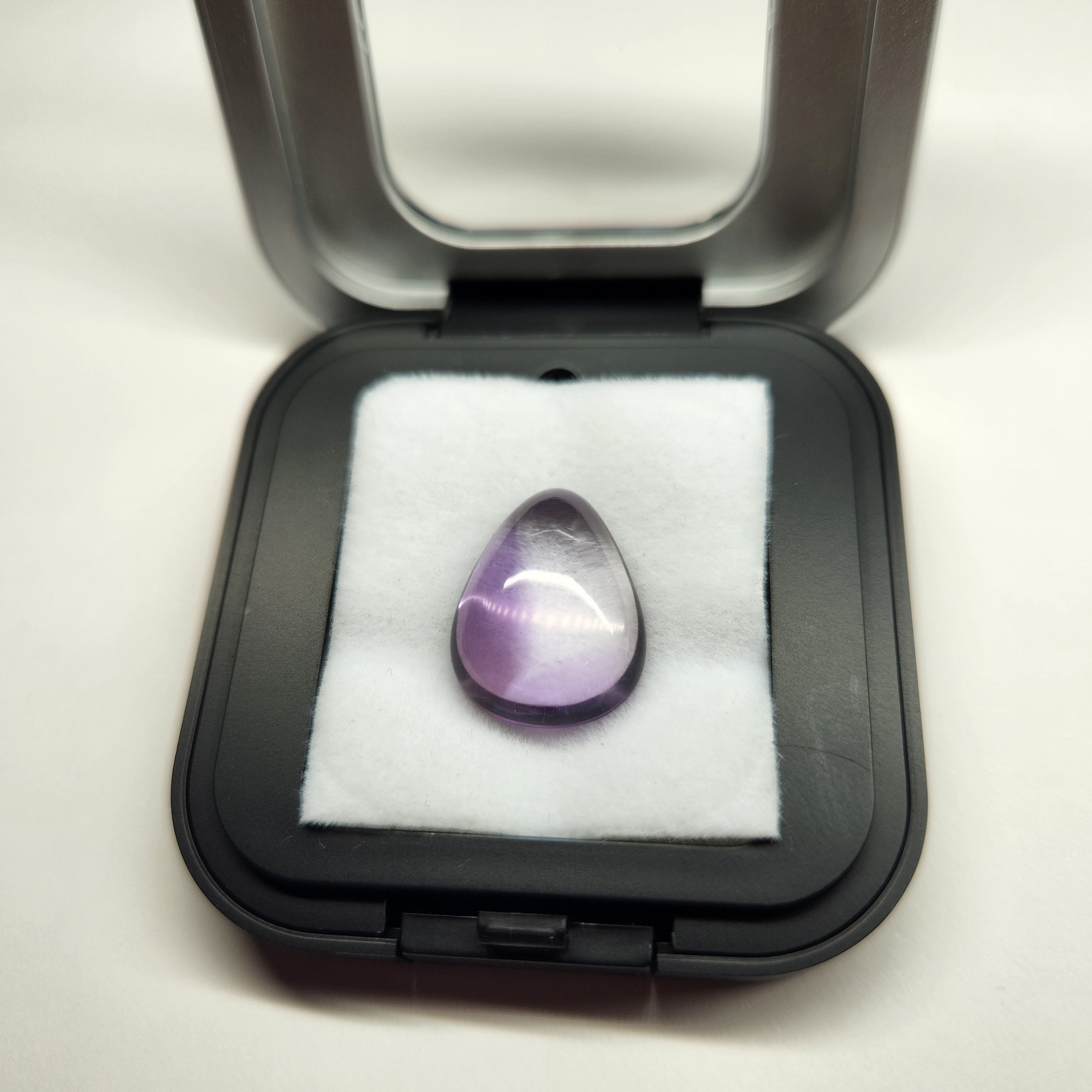 Bi-colour Amethyst Rose Cabochon