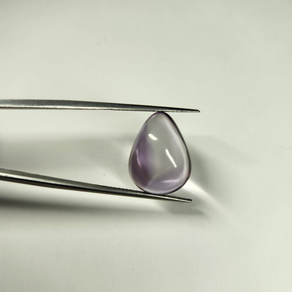 Bi-colour Amethyst Rose Cabochon