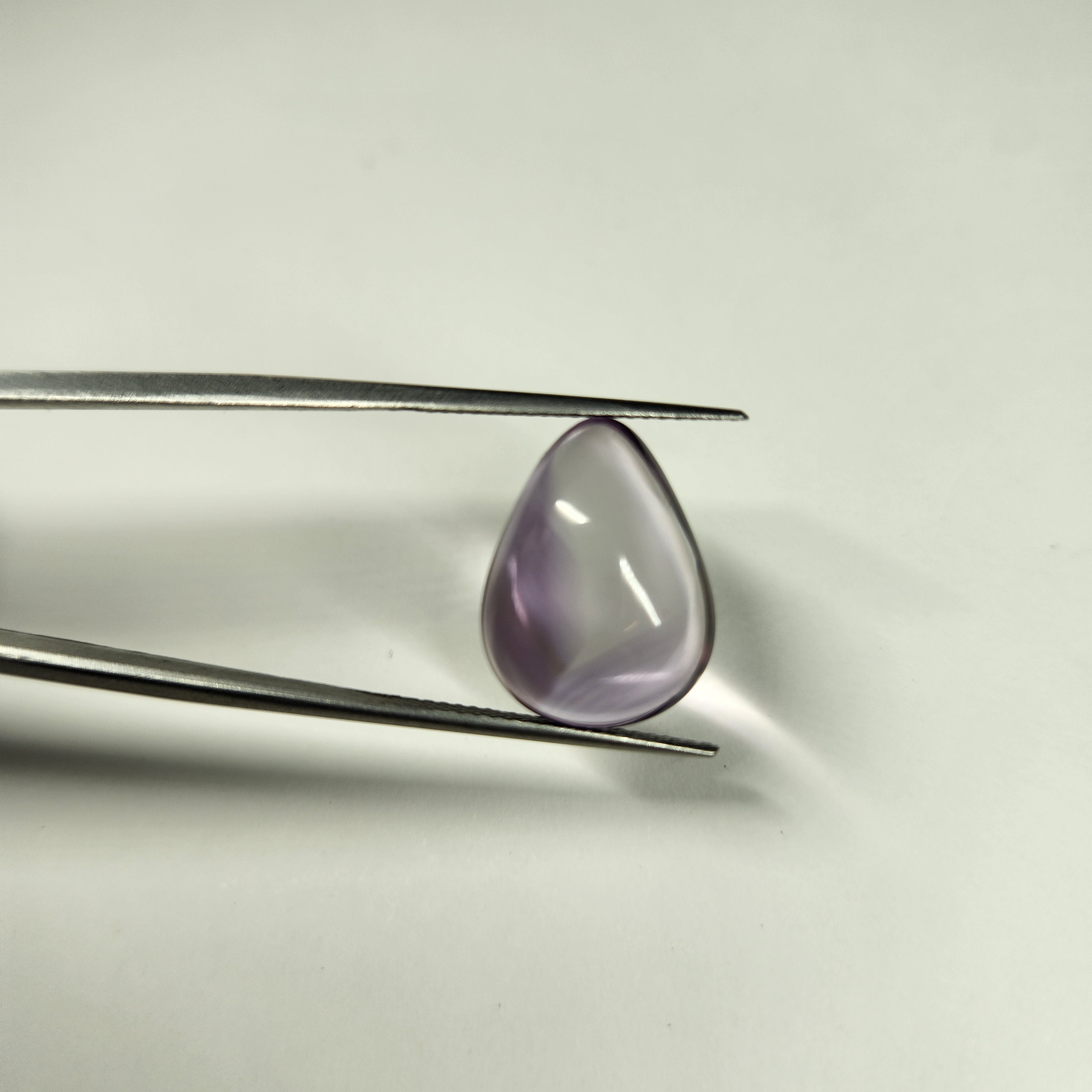 Bi-colour Amethyst Rose Cabochon