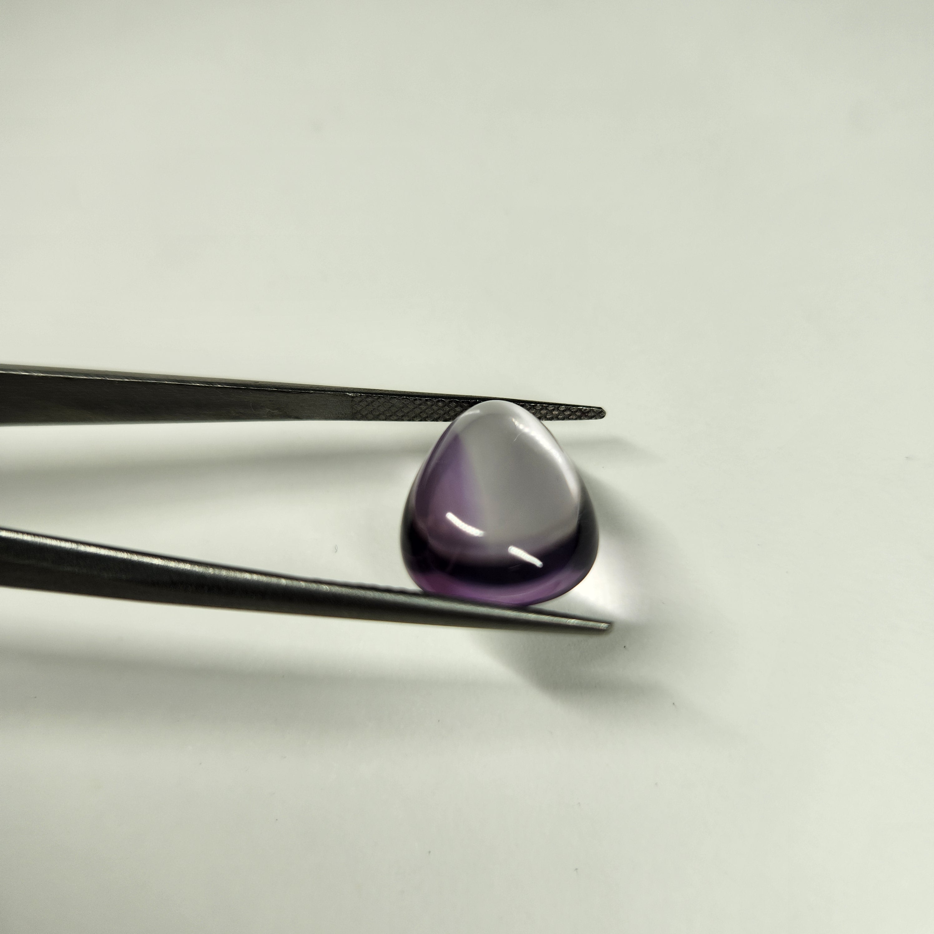 Bi-colour Amethyst Rose Cabochon