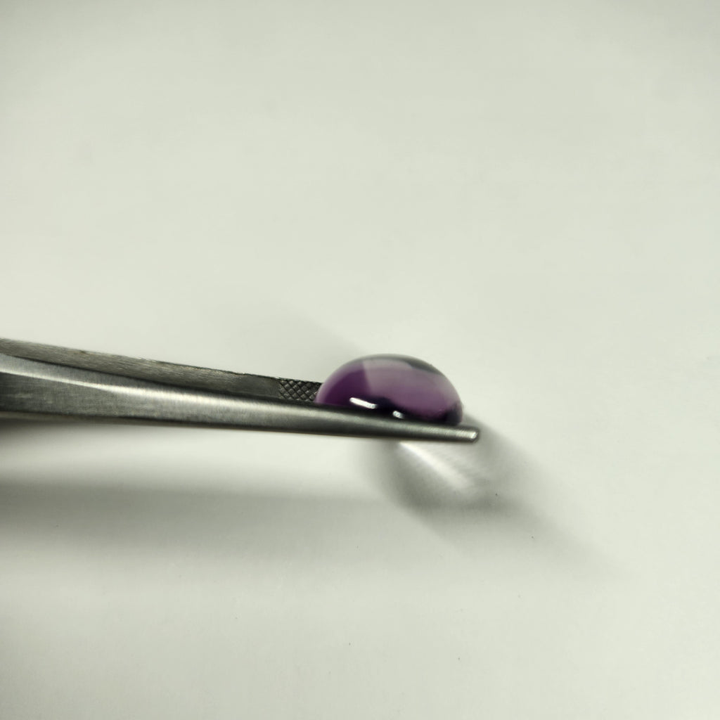 Bi-colour Amethyst Rose Cabochon