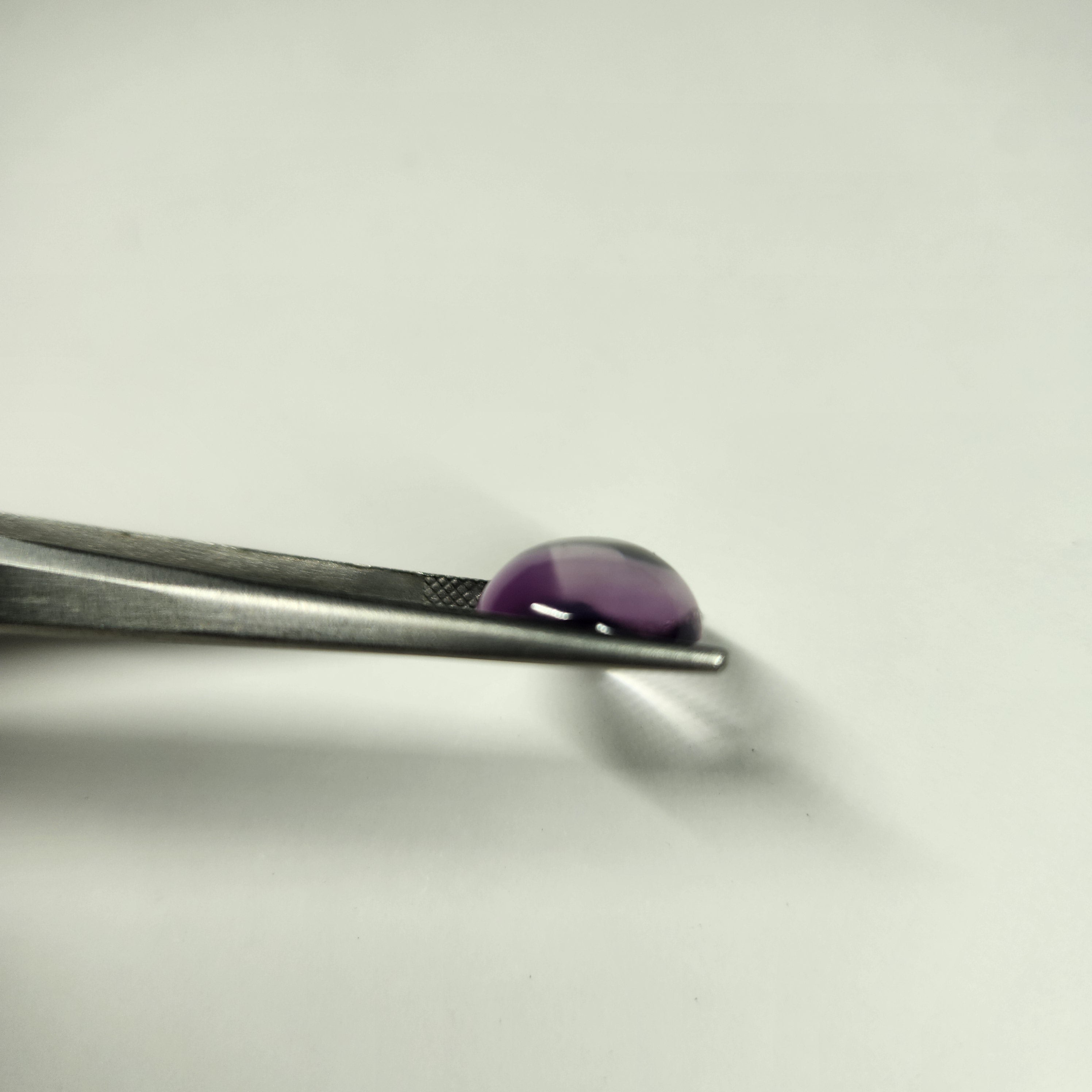 Bi-colour Amethyst Rose Cabochon