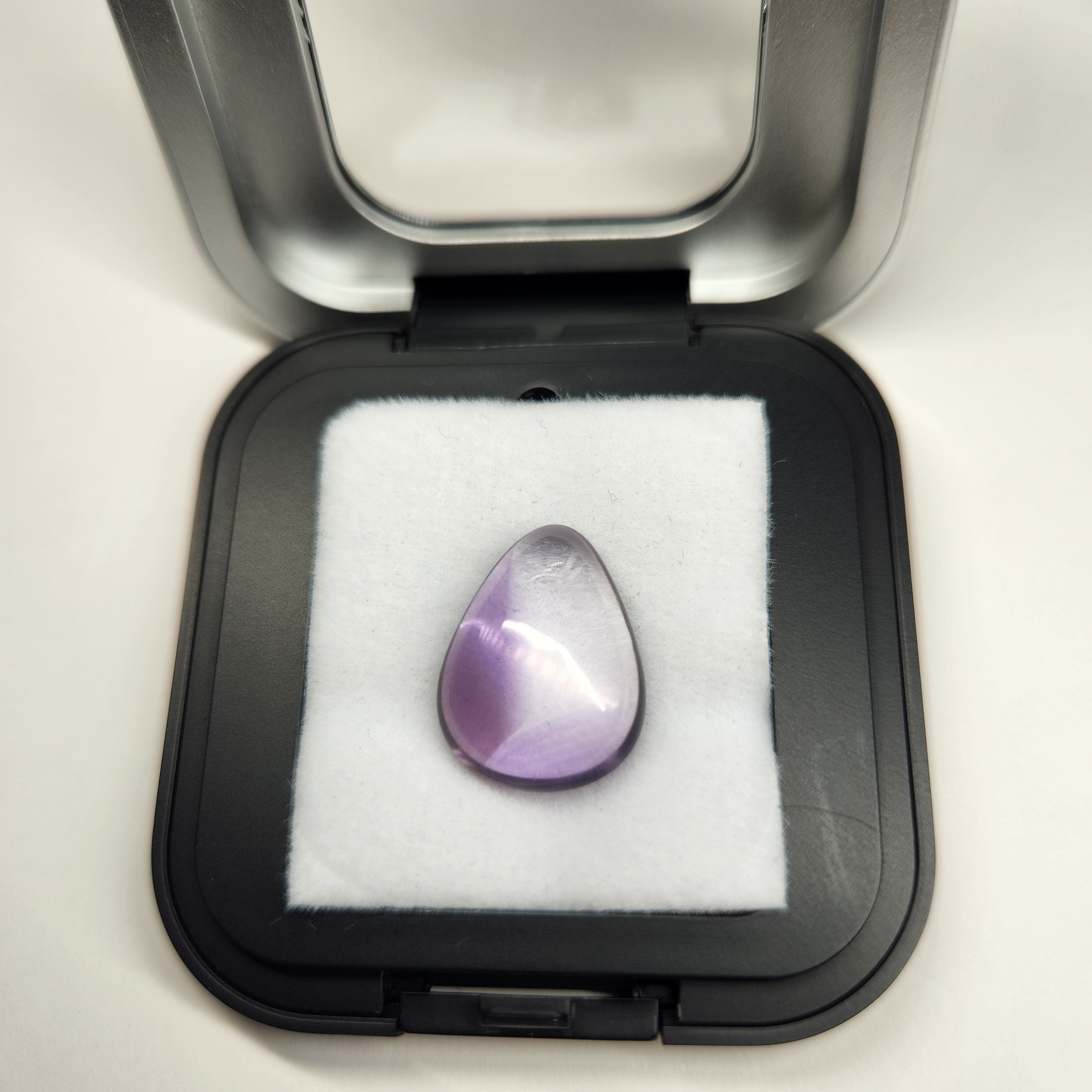 Bi-colour Amethyst Rose Cabochon