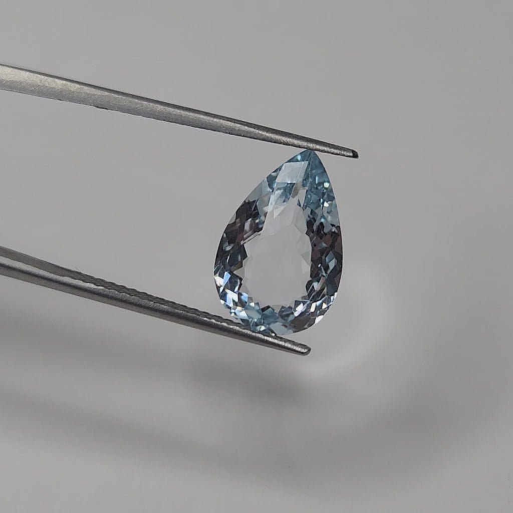 Aquamarine Tear Drop 3.67ct